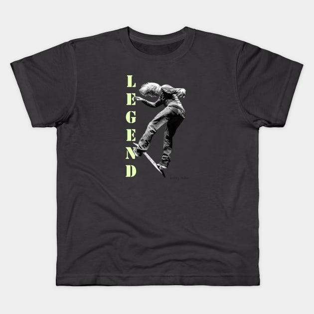 Rodney Mullen Kids T-Shirt by Distancer